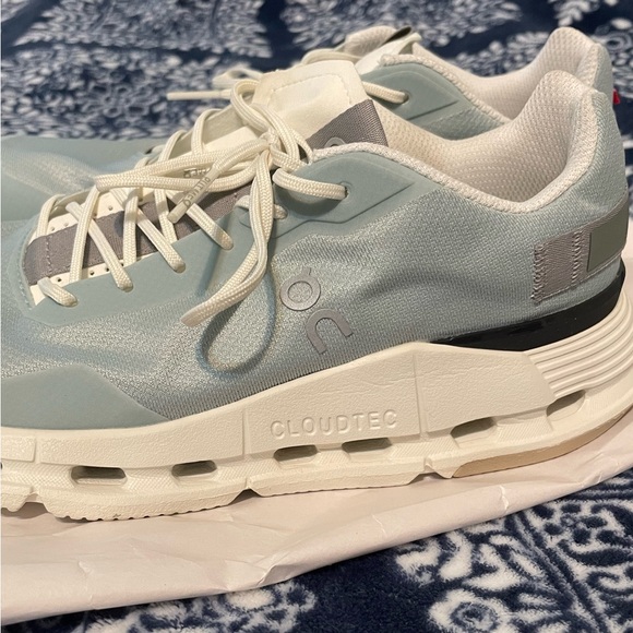 WORN 5-6 TIMES On Cloud Cloudnova Womens Running Shoe Light Blue Size 9 - Picture 3 of 13